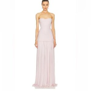 The Naomi Dress in Barley Pink